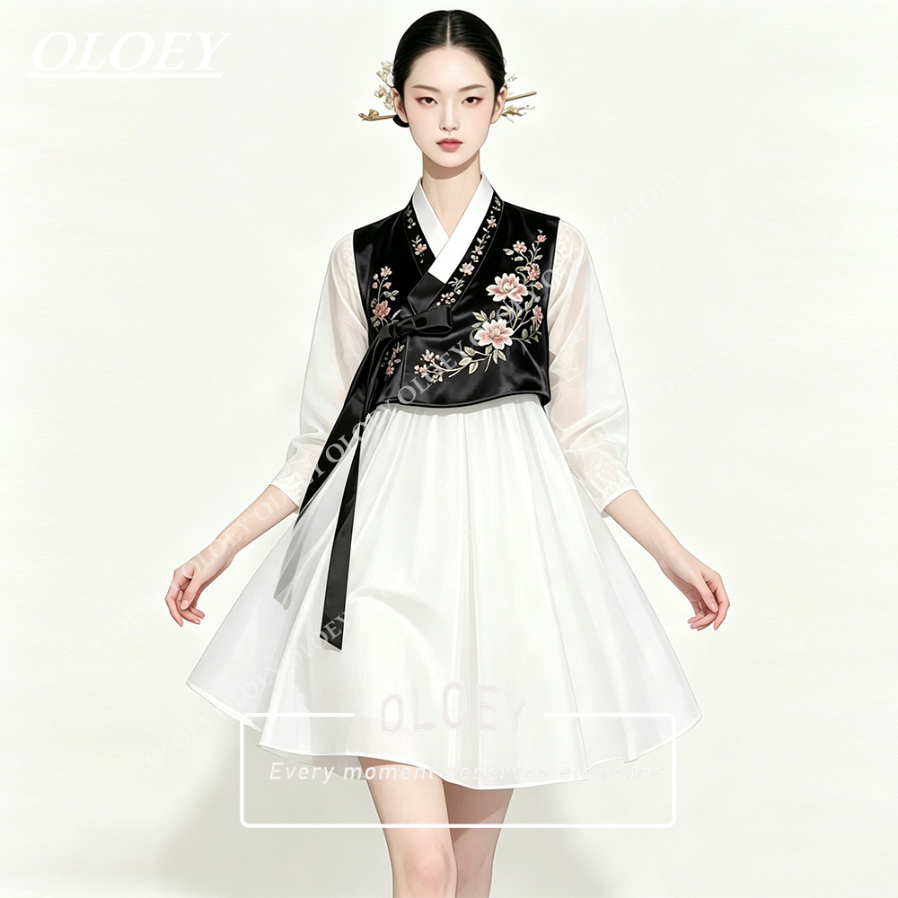Hanbok Modern Set - OLOEY Elegante Set Hanbok Corto in