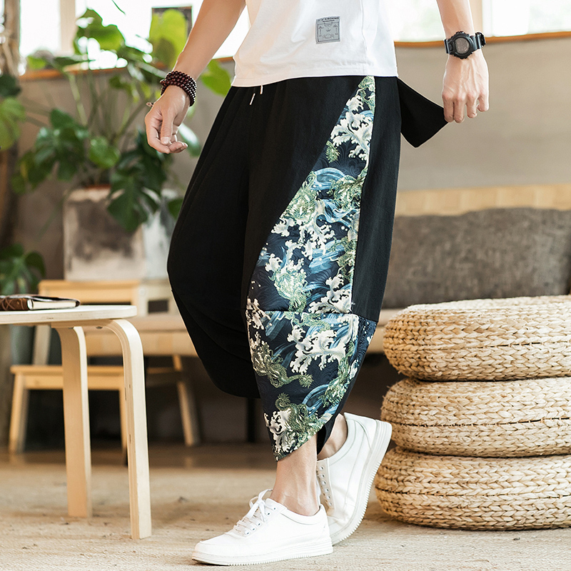 Ethnic Fashion Men - Pantaloncini Estivi da Spiaggia per Uomo,