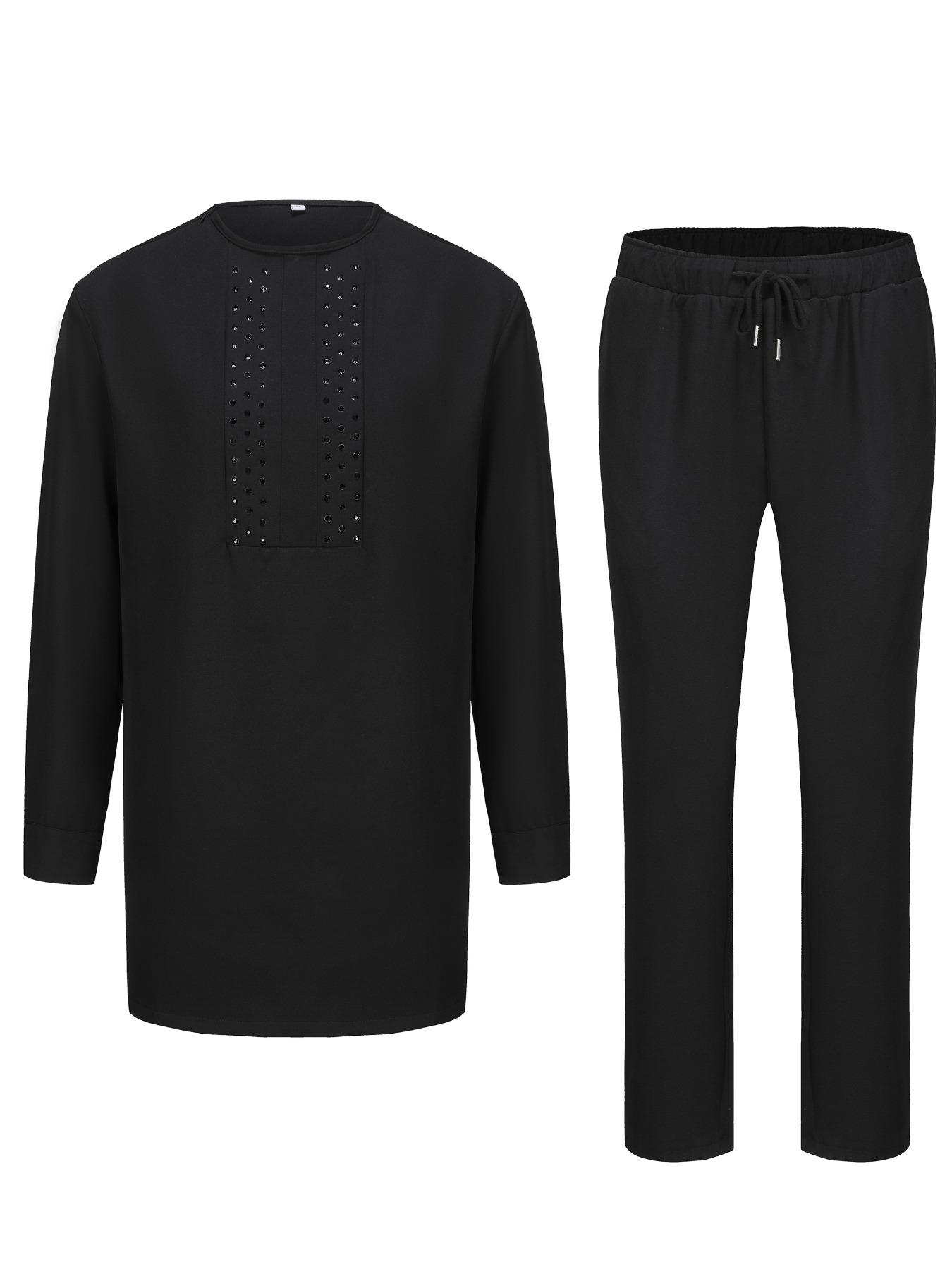 Abito da uomo nero a girocollo - Ethnic Style recensione e prezzo